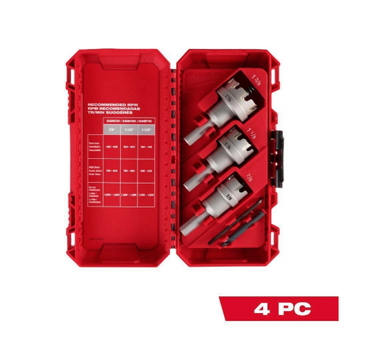 Milwaukee 49-22-8610 One-Piece Carbide Hole Cutter Set