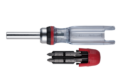 VESSEL Ratchet Driver with 4 Bits Set (#TD-6804MG)