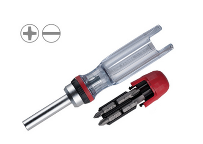VESSEL Ratchet Driver with 4 Bits Set (#TD-6804MG)