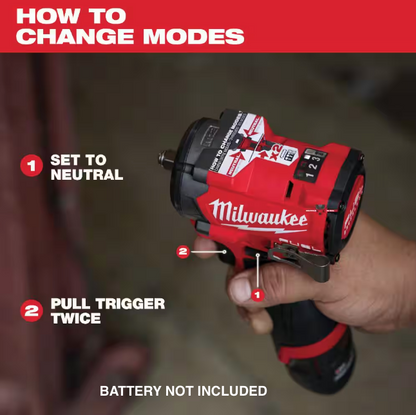 Milwaukee M12 FUEL Stubby 1/2" Impact Wrench 2563-20 (TOOL ONLY)
