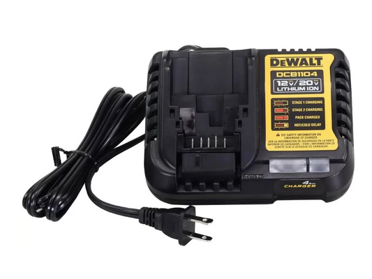 DeWalt 12V MAX/20v MAX Lithium Ion Battery Charger DCB1104