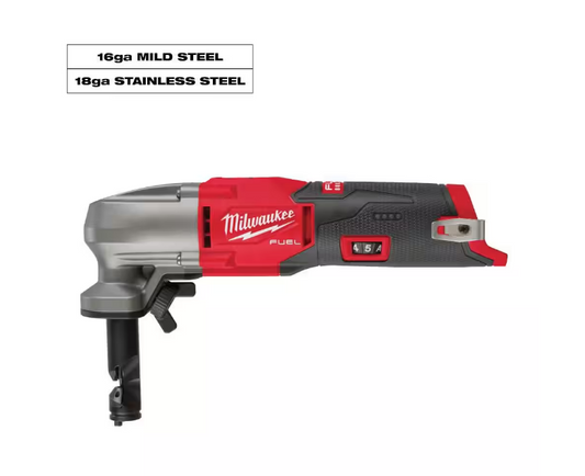 Milwaukee M12 FUEL 12-Volt Lithium-Ion Brushless 16-Gauge Variable Speed Nibbler 2476-20(TOOL ONLY)