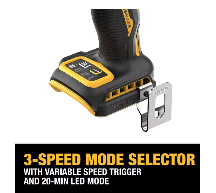 DEWALT 20V MAX XR Cordless Impact Driver DCF860B (TOOL ONLY)