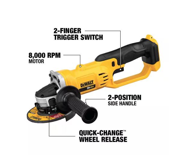 DEWALT MAX 20V 4-1/2" Grinder DCG412B (TOOL ONLY)