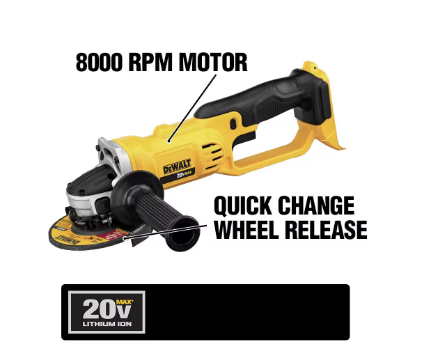 DEWALT MAX 20V 4-1/2" Grinder DCG412B (TOOL ONLY)