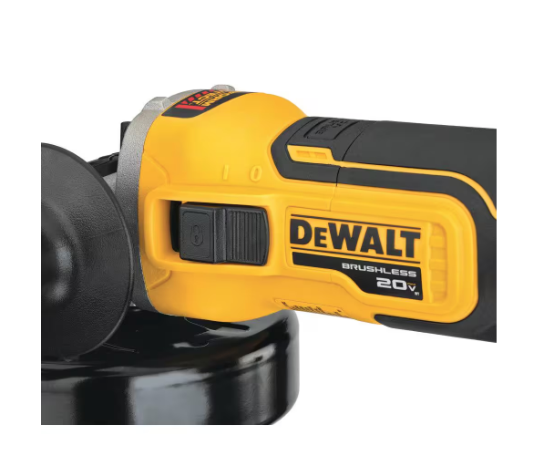 DEWALT 20V MAX XR 4.5" Slide Switch Small Angle Grinder w/ Kickback Brake DCG405B (TOOL ONLY)