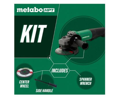 Metabo HPT 10.5 Amp Paddle Switch 4.5 in. Grinder G12SE3M