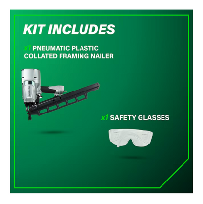 METABO HPT 21 Degree 3-1/4 Inch Strip Nailer NR83A5