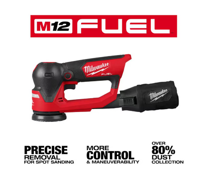 Milwaukee M12 FUEL 12V 3 in. Random Orbital Detail Sander 2535-20 (TOOL ONLY)