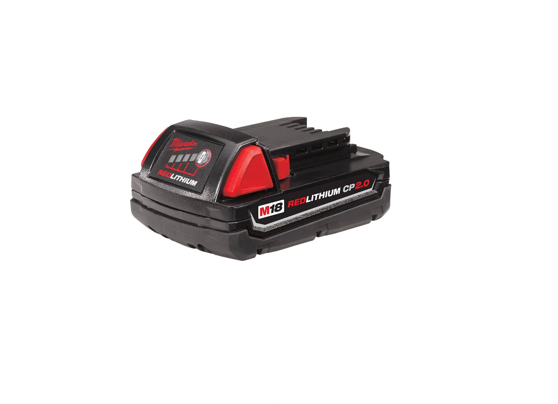 Milwaukee M18 18V 2.0 Ah Lithium-Ion Compact Battery 48-11-1820