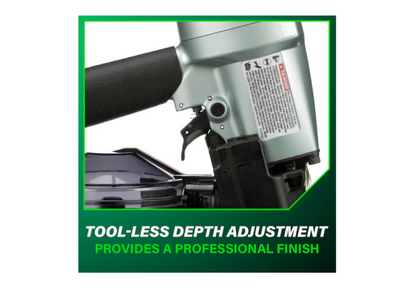 METABO HPT 2-1/2 Inch Coil Siding Nailer NV65AH2