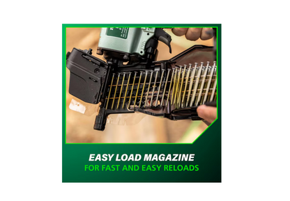 METABO HPT 2-1/2 Inch Coil Siding Nailer NV65AH2