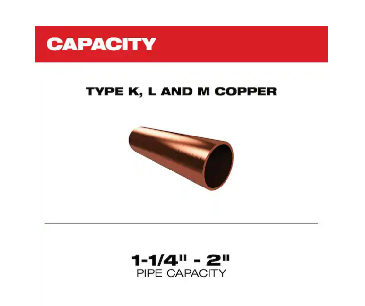 Milwaukee M12 12V Brushless 1-1/4 in. - 2 in. Copper Tubing Cutter 2479-20 (TOOL ONLY)