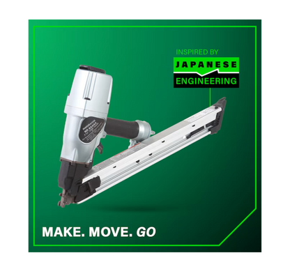 Metabo HPT Strap-Tite 2-1/2in Strip Nailer NR65AK2 - Long Magazine