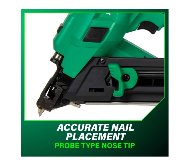 METABO HPT 18V MultiVolt Brushless 1-1/2" Metal Connector Nailer Kit NR1838DKA