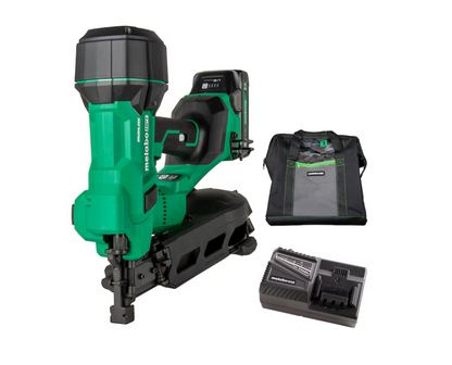 METABO HPT 18V MultiVolt™ Brushless 1-3/4" Coil Roofing Nailer Kit NV1845DA