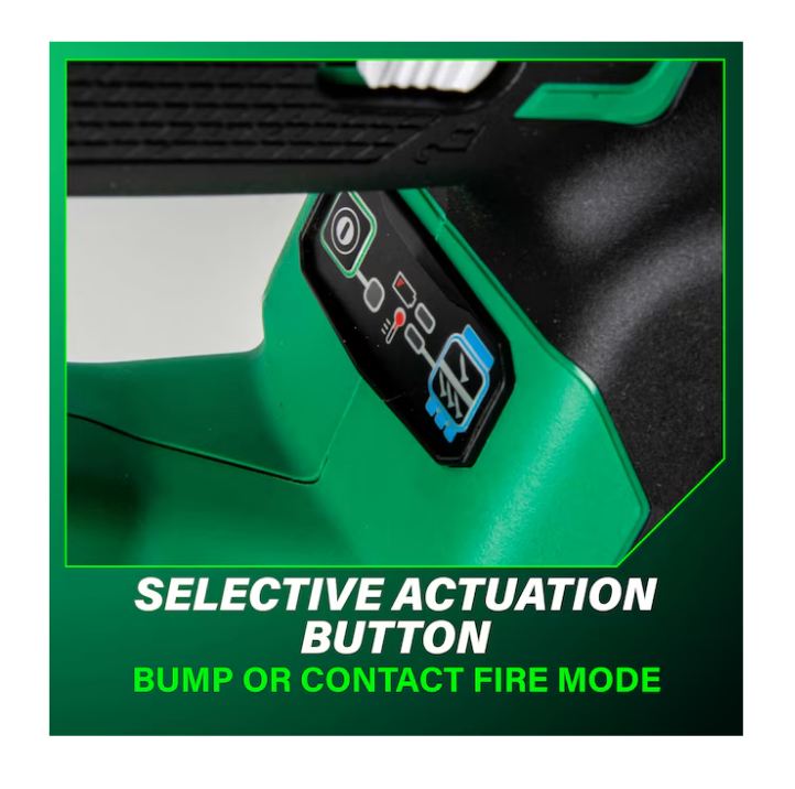 METABO HPT 18V MultiVolt™ Brushless 1-3/4" Coil Roofing Nailer Kit NV1845DA