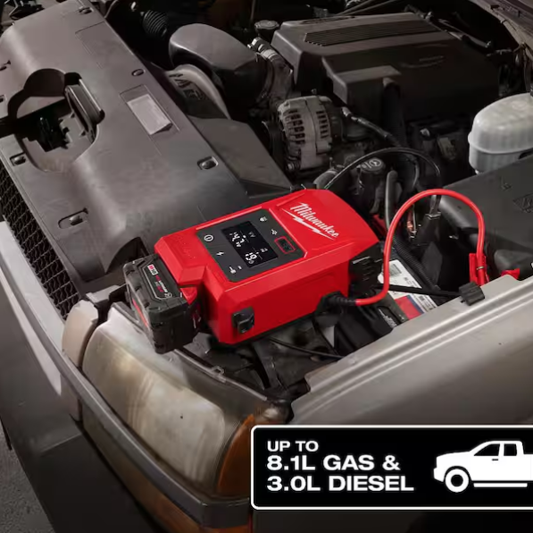 Milwaukee M18 18V Cordless 2000 Peak Amp HOTSHOT Jump Starter 3841-20 (TOOL ONLY)