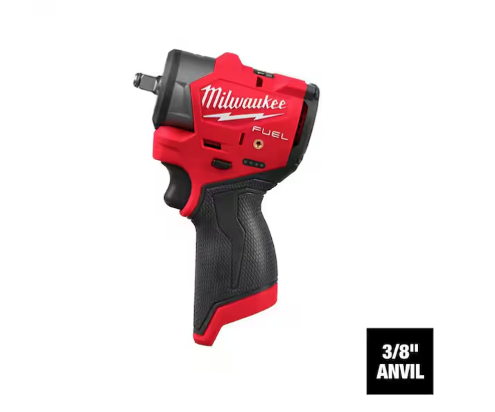 Milwaukee M12 FUEL 12V 3/8 in. Sub Compact Impact Wrench 3049-20 (TOOL ONLY)
