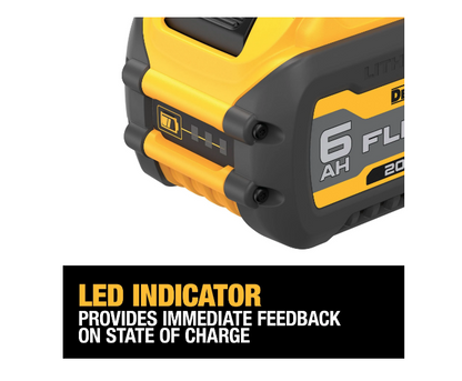 DEWALT FLEXVOLT 20V/60V MAX Battery Pack DCB606