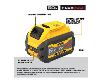 DEWALT FLEXVOLT 20V/60V MAX Battery Pack DCB606