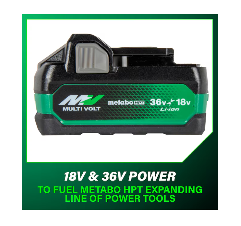 METABO HPT 18V/36V (5.0Ah/2.5Ah) MultiVolt™ Battery (BSL36A18X)