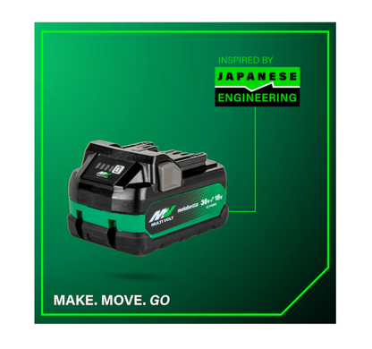 METABO HPT 18V/36V (5.0Ah/2.5Ah) MultiVolt™ Battery (BSL36A18X)