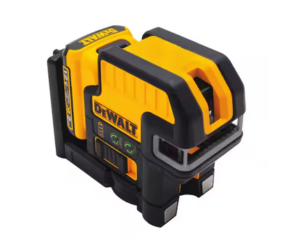DEWALT 12V MAX Lithium-Ion 100ft. Green Self-Leveling 2-Spot and Cross Line Laser Kit DW0822LG