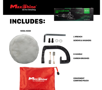 MAXSHINE Rotary Polisher | M1300 Pro - 7in Plate, 1300W