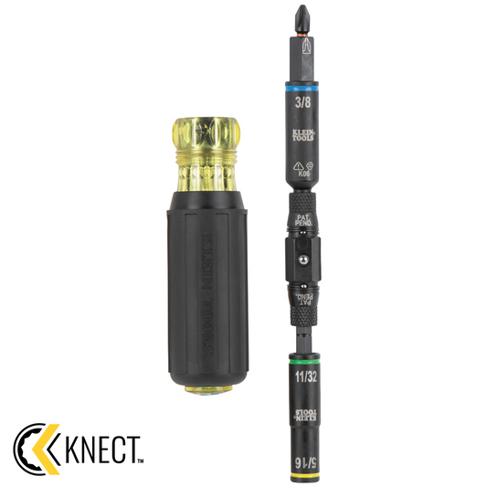 Klein Tools KNECT™ 10-in-1 Impact-Rated Screwdriver/Nut Driver 32528HD