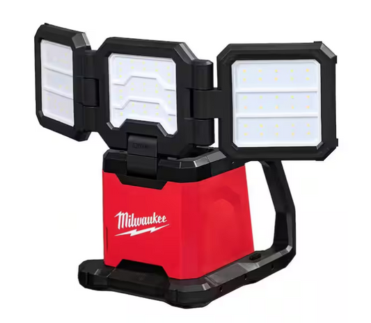 Milwaukee M18 18V 4500 Lumens ROVER Dual Power Triple-Panel Flood & Area Light 2368-20 (TOOL ONLY)