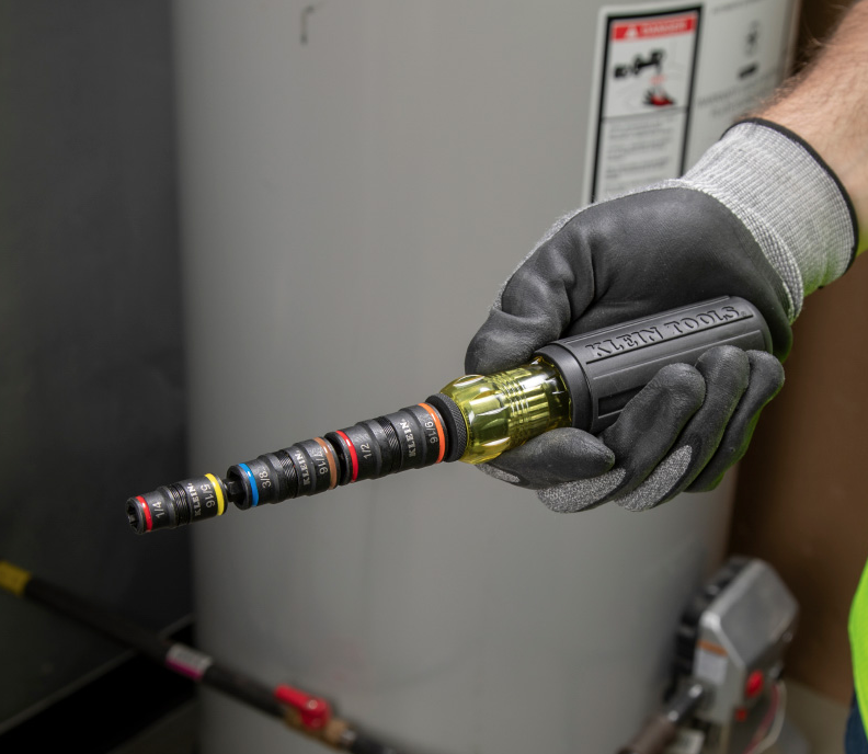 Klein Tools 7-in-1 Impact Rated Flip Socket Set with Handle 32900R