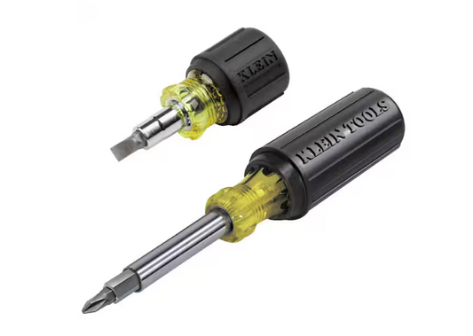 Klein Tools Standard and Stubby Multi-Bit Screwdriver Set (2-Piece) 85518