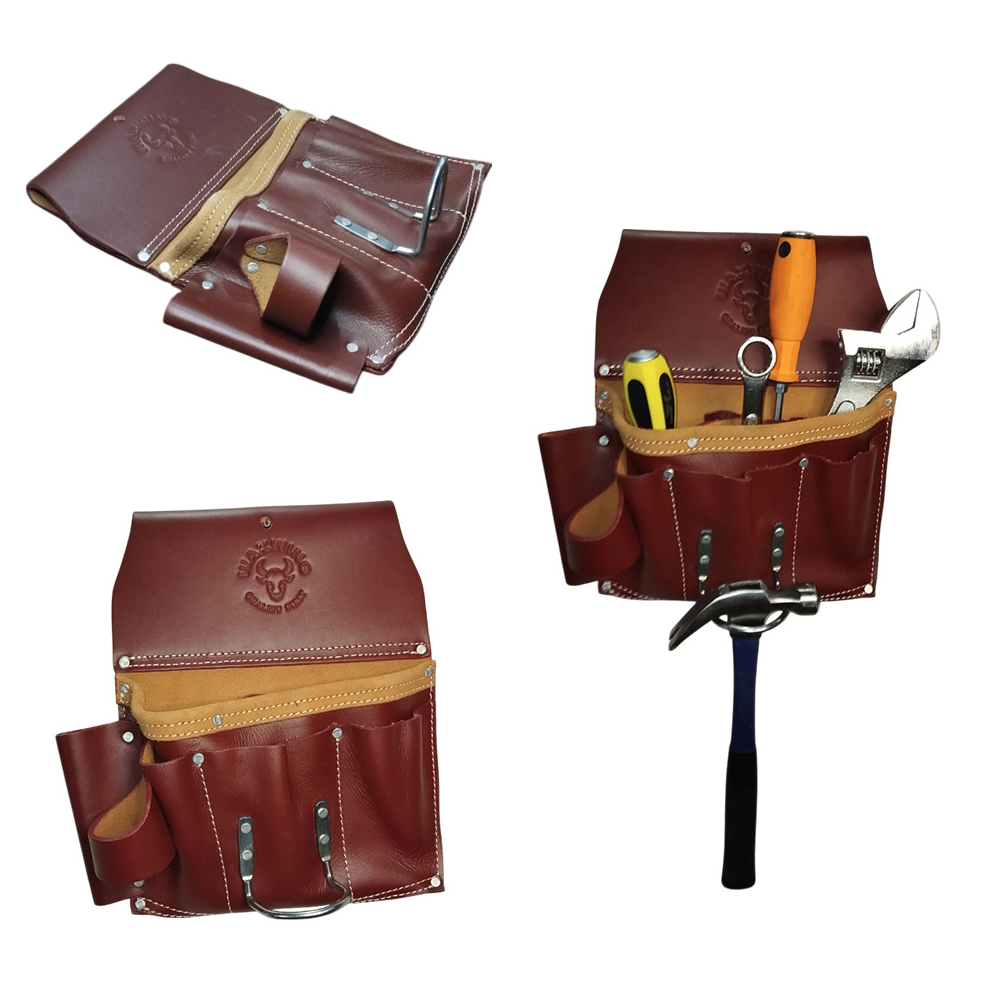 WAXWING Leather Dry Wall Tool Belt Organizer (WTB7008)
