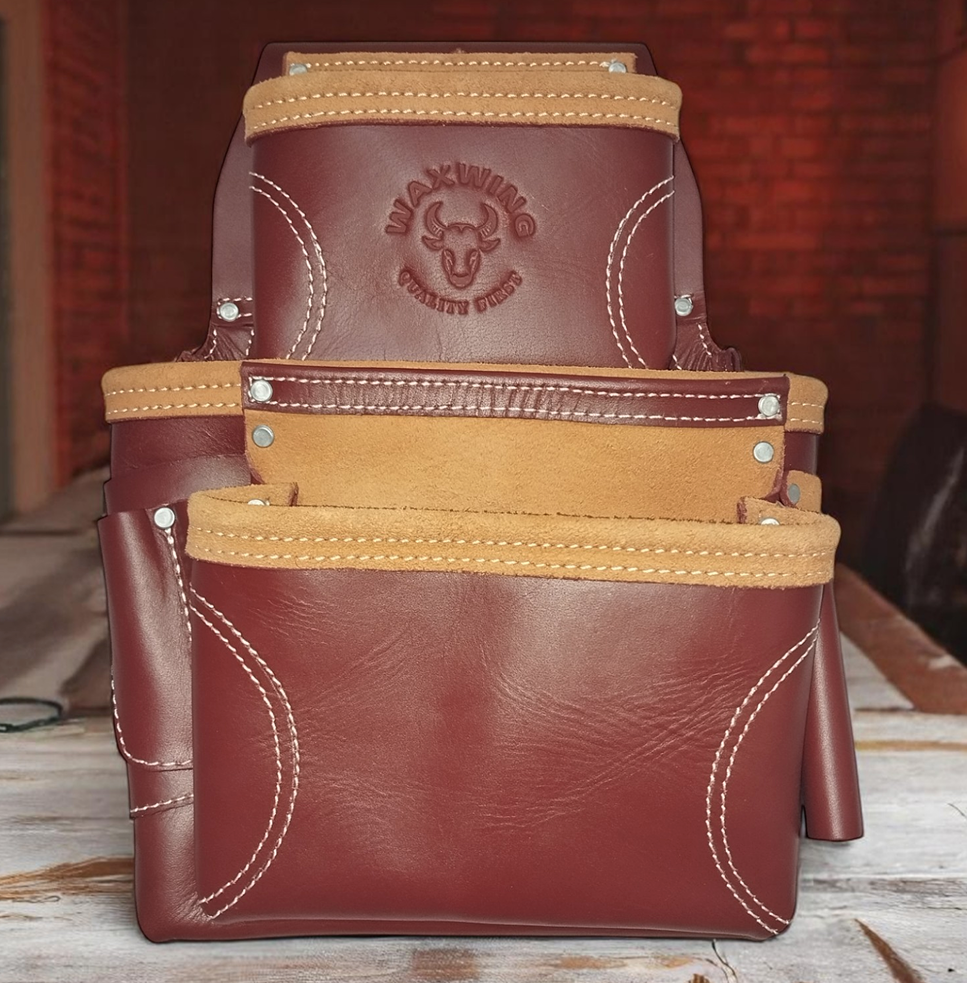 WAXWING Leather Framing Belt System - RED LEATHER