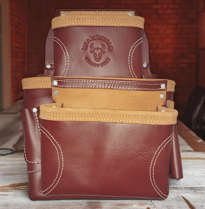 WAXWING Leather Framing Belt System - RED LEATHER