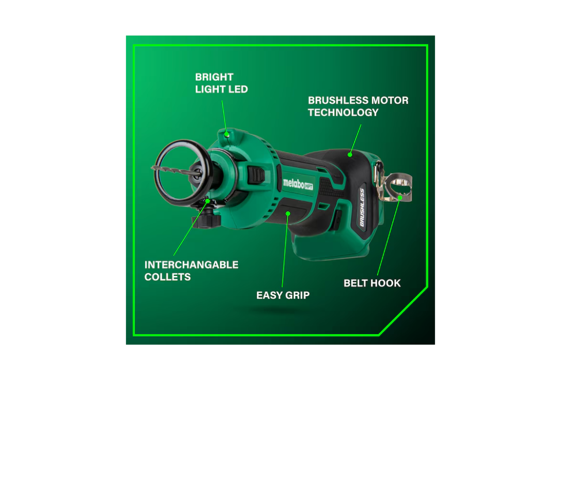 METABO HPT MultiVolt 1-speed 18V Cordless Cut Out Tool M18DYA (TOOL ONLY)