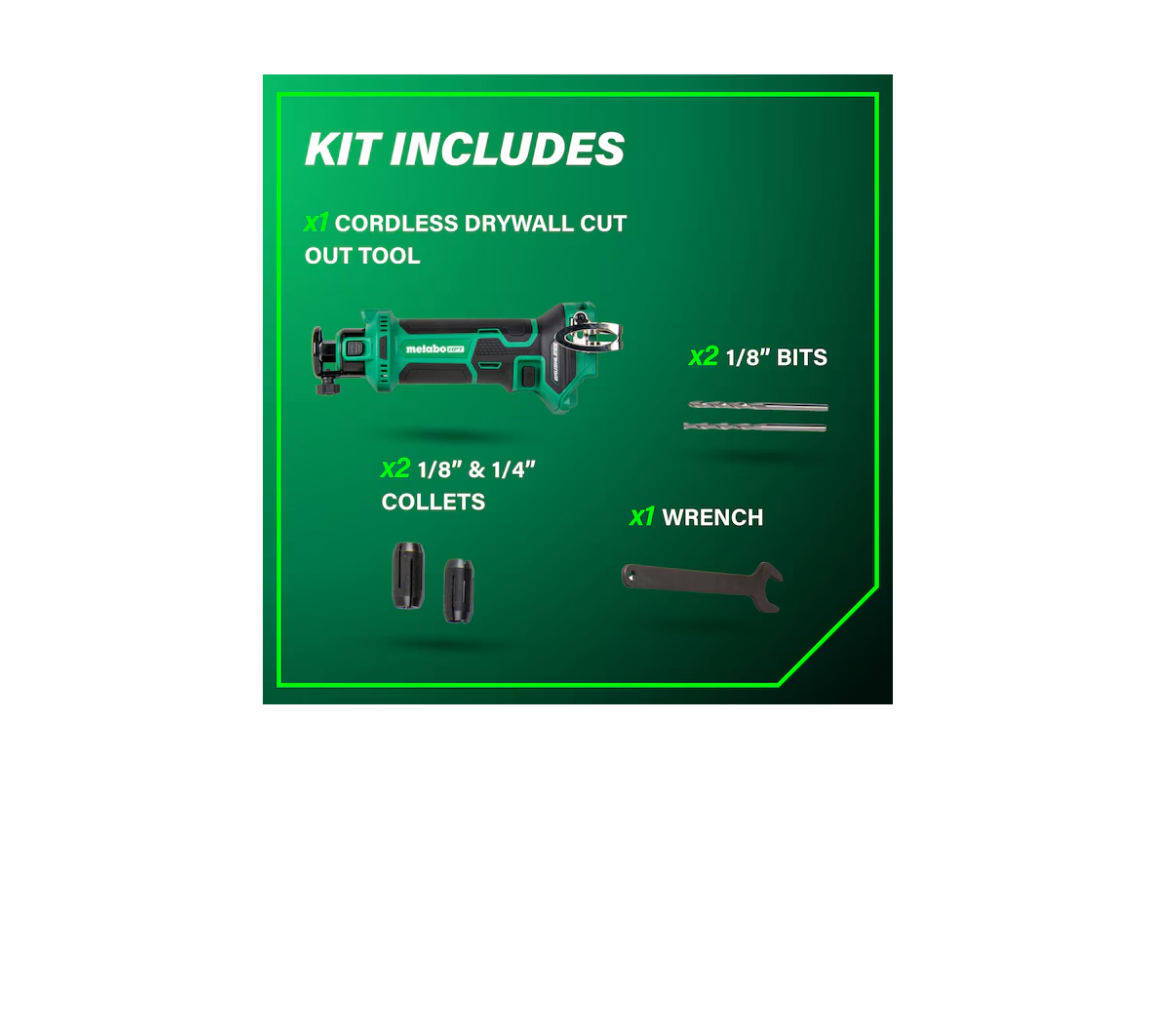METABO HPT MultiVolt 1-speed 18V Cordless Cut Out Tool M18DYA (TOOL ONLY)