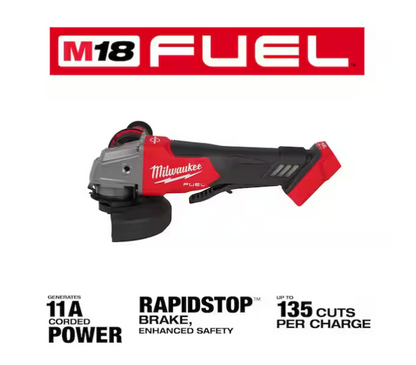 Milwaukee M18 FUEL 18V 4-1/2 in./5 in. Grinder w/ Paddle Switch 2880-20 (Tool-Only)