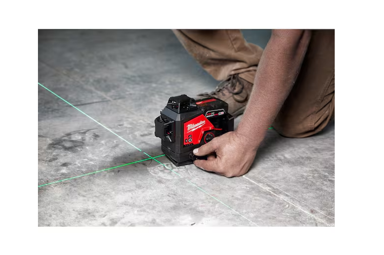 Milwaukee M12 12V Green 250 ft. 3-Plane Laser Level Kit 3632-21