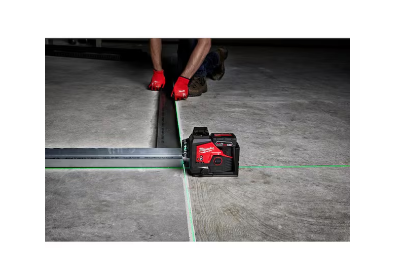 Milwaukee M12 12V Green 250 ft. 3-Plane Laser Level Kit 3632-21