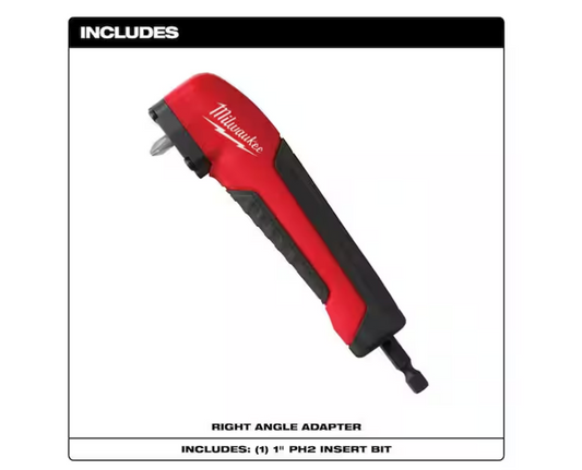 Milwaukee SHOCKWAVE Impact Duty Right Angle Drill Adapter 48-32-2390