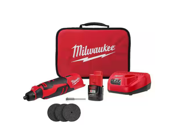 Milwaukee M12 Rotary Tool with (1) 2.0 Ah Battery Pack and Charger 2525-21