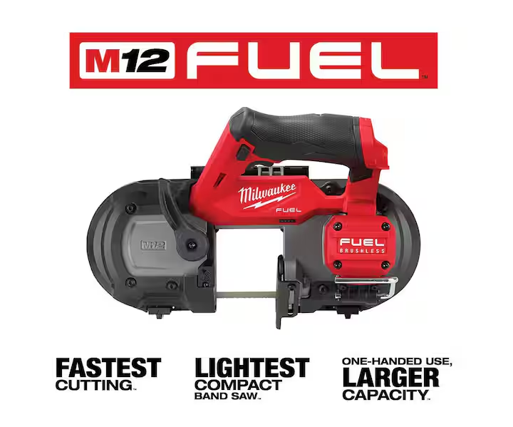 Milwaukee M12 FUEL 12V Cordless Compact Band Saw 2529-20 (Tool-Only)