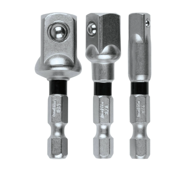 Makita XPS 3-Piece Square 2in Impact Socket Adapter Set E-01600
