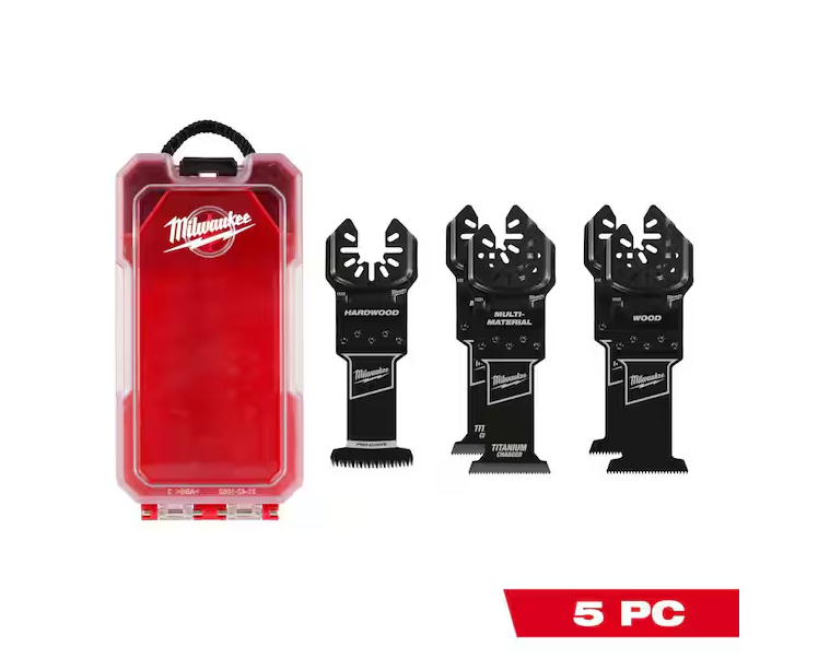 Milwaukee Oscillating Multi-Tool Blade Kit 5 Pieces 49-10-9211