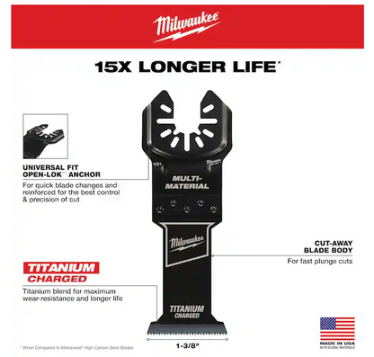 Milwaukee Oscillating Multi-Tool Blade Kit 5 Pieces 49-10-9211