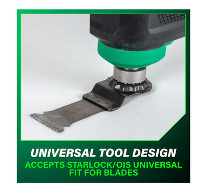 Metabo HPT Multi-Volt 18V Brushless Variable speed 2-Piece Oscillating Multi-Tool (Battery Not Included)