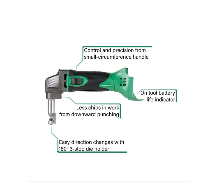 Metabo HPT 18V Nibbler (Tool only, battery not included) CN18DSL