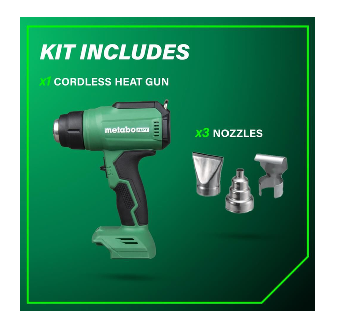 Metabo HPT 18V Compact Heat Gun (Bare Tool) RH18DAQ4